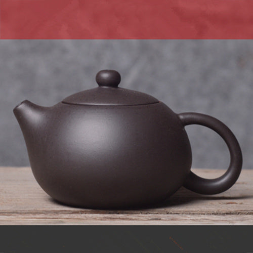 Chinese Xishi Pot Marked Purple Clay Kungfu Tea Pot China Zisha Pot String Gift