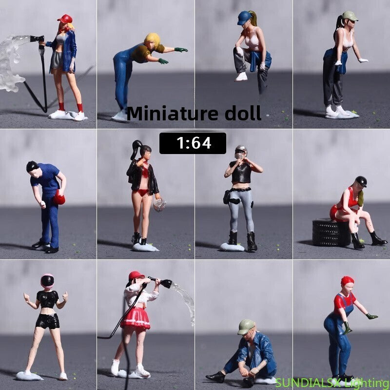 1/64 Figure Model Garage Workshops Scene Display Props Model Accessories