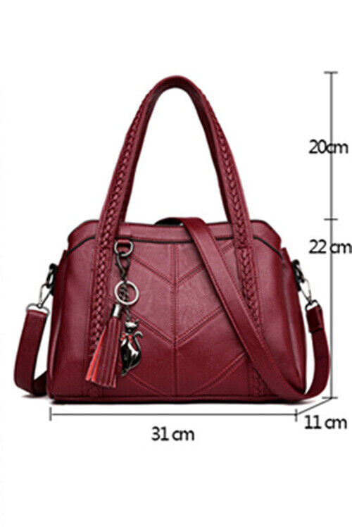 Female Shoulder Bag Handbag Daily Tote Ladies Leather Crossbody Bag Women's Bag