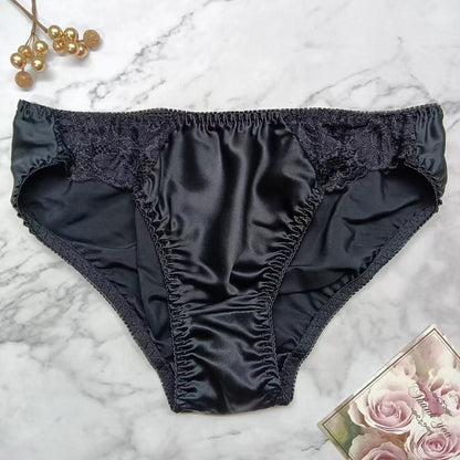 8pcs 100% Silk Women's Bikinis Panties Lace Size: M L XXL