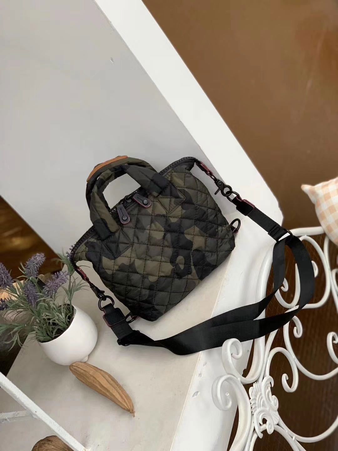 Crossbody Bags Women Lady Handbags Nylon Down Cotton Shoulder Bag