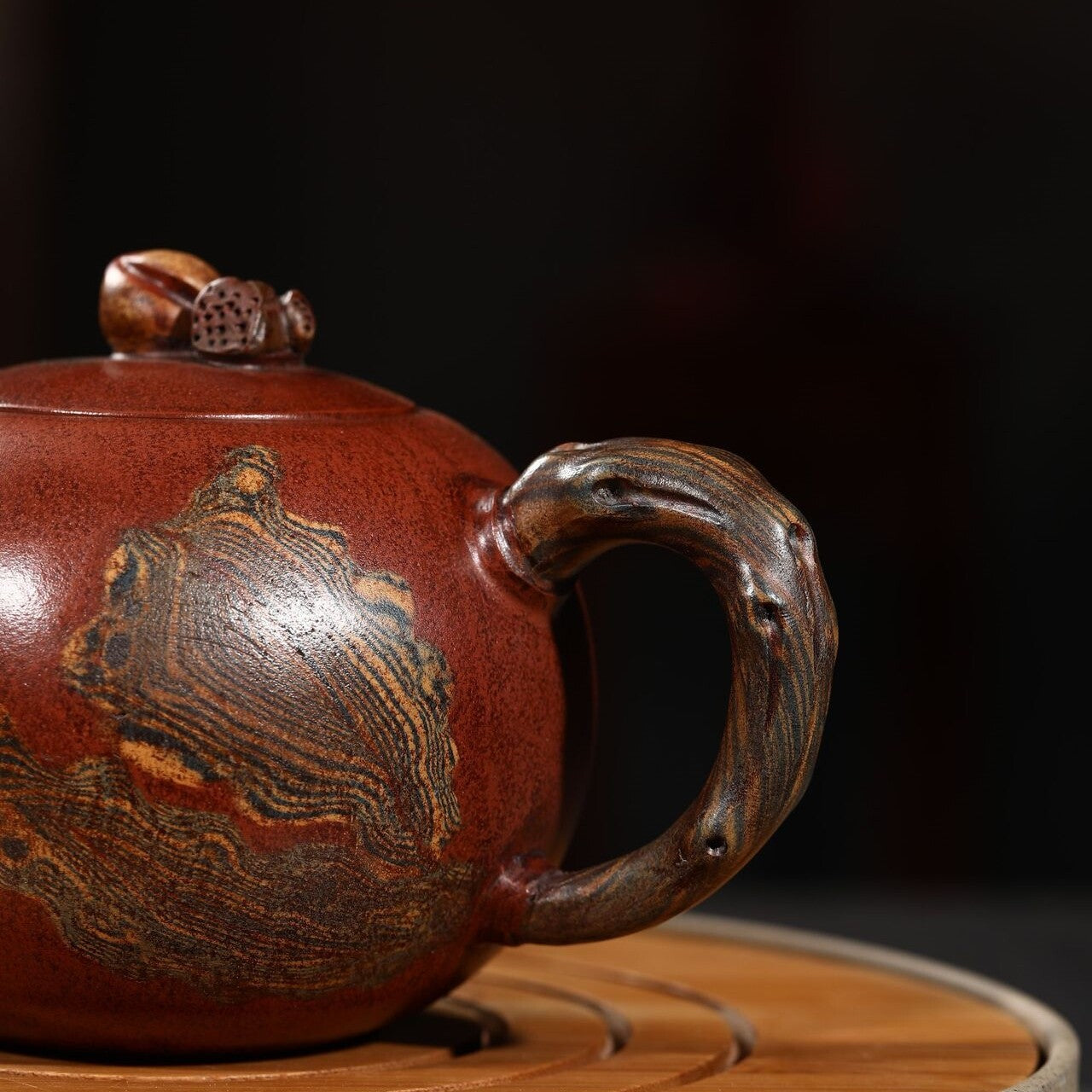 Original Ore Real Yixing Zisha Qingshui Clay Tea Pot Marked Handmade 400ml Pots