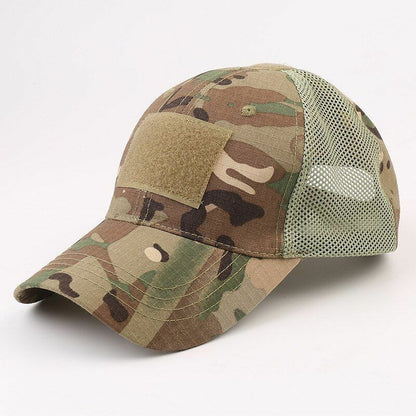 Tactical Hat Camouflage Sunscreen Outdoor Sport Hunting Camping Hiking Cap Brown