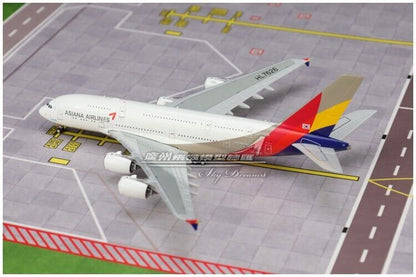1:400 JC Wings ASIANA AIRLINES AIRBUS A380 Passenger Airplane Diecast Model