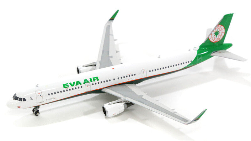 Phoenix EVA Air Taiwan new paint for Airbus A321 B-16221 1:400 Aircraft Model