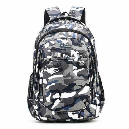 School Bags 2 Sizes Camouflage Waterproof Girl Boy Orthopedic Backpack Kids Book