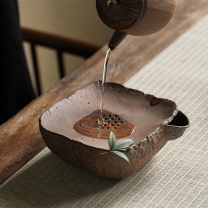 Water Reservoir Tea Mat For Pot Ceramic Pottery Holder Creative Tea Accessories
