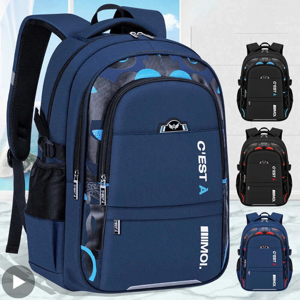 Backpack School Bag Back Pack Children Kid Child Schoolbag Men Bookbag Bagpack