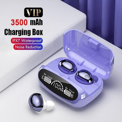 Bluetooth 5.0 Earbuds for Smart Phone Cell Headset Wireless Earphone Waterproof