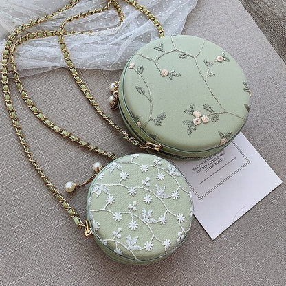 Pu Leather Crossbody Bags Women Shoulder Bag Flowers Female Handbags Travel