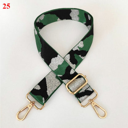 Camouflage Print Bag Shoulder Strap Handbag Replacement Adjustable Belt Handle
