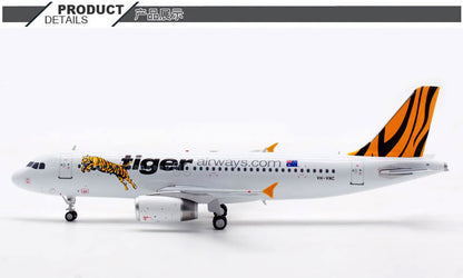 1:200 InFlight Tiger Airways AIRBUS A320 Passenger Airplane Diecast Plane Model