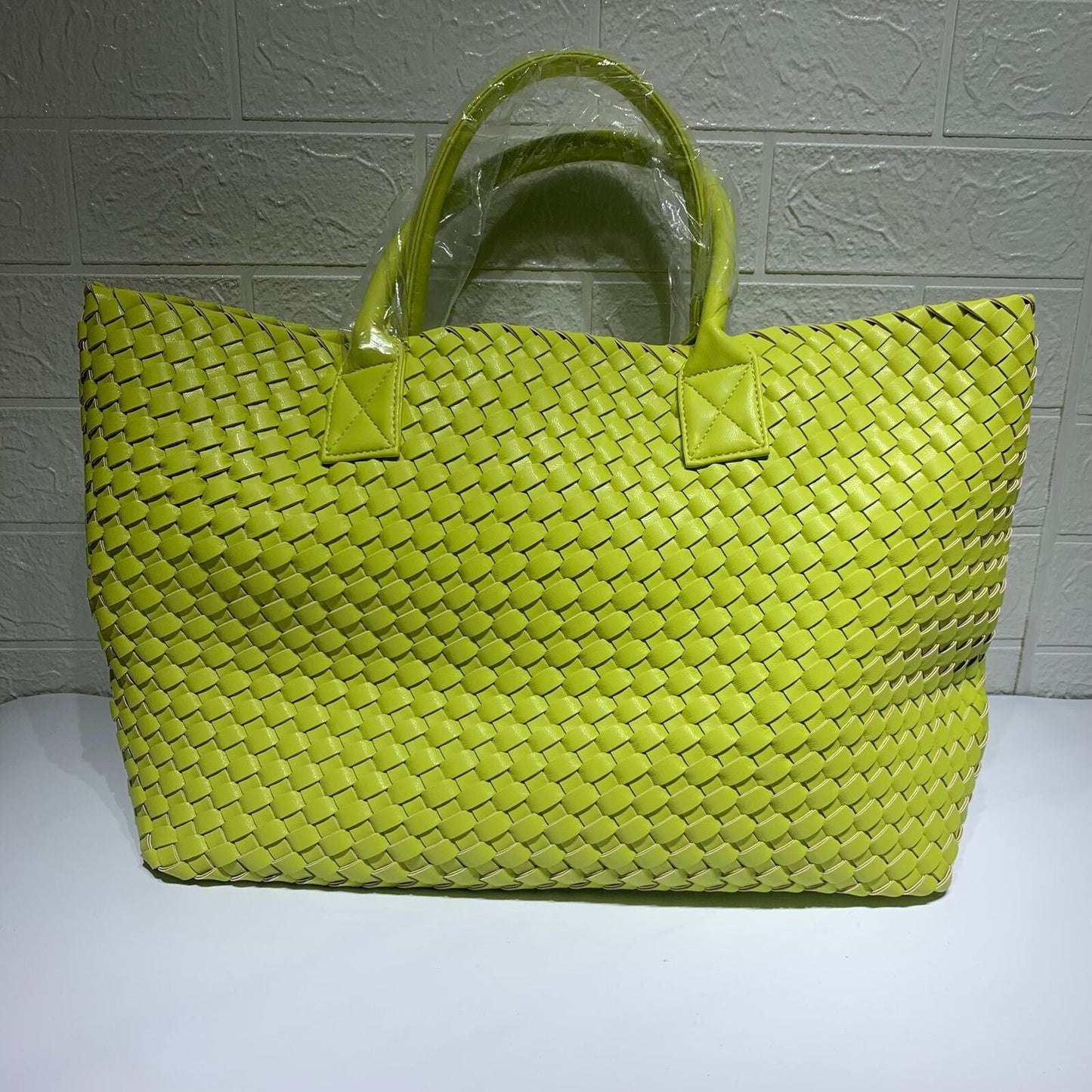 Snake Weaving Bag Shoulder Purse Vegetable Basket Large Shopping Bag 37*18*53 CM