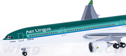 1:200 32CM Hogan Aer Lingus AIRBUS A330-300 Passenger Airplane ABS Plastic Model