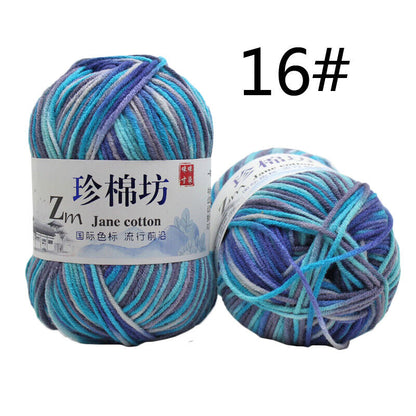 Hot Sale 50g Soft Crochet Yarn DIY Hand Milk Baby Cotton Knitting Wool Yarn