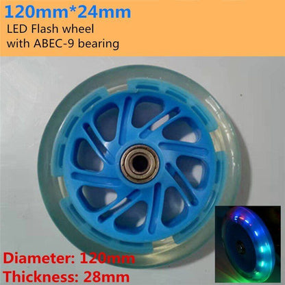 1pc 200/180/175/145/120/40/30/24mm Scooter Skating Wheel Tire PU Skateboard 12 V