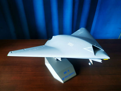 1:48 28CM AVIC China G-11 Attack Fighter Plane Diecast Military Aircraft Model