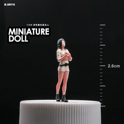 City Street Person Doll Scene Prop Model 1/64 Figure Model For Model Car