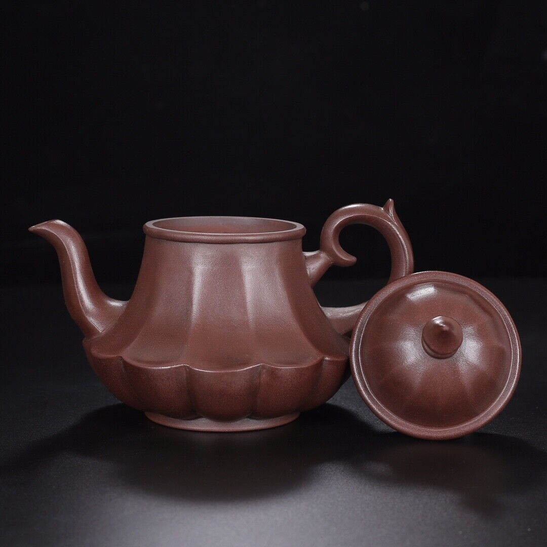 Chinese Yixing Zisha Clay Handmade Exquisite Teapot Qu Wan