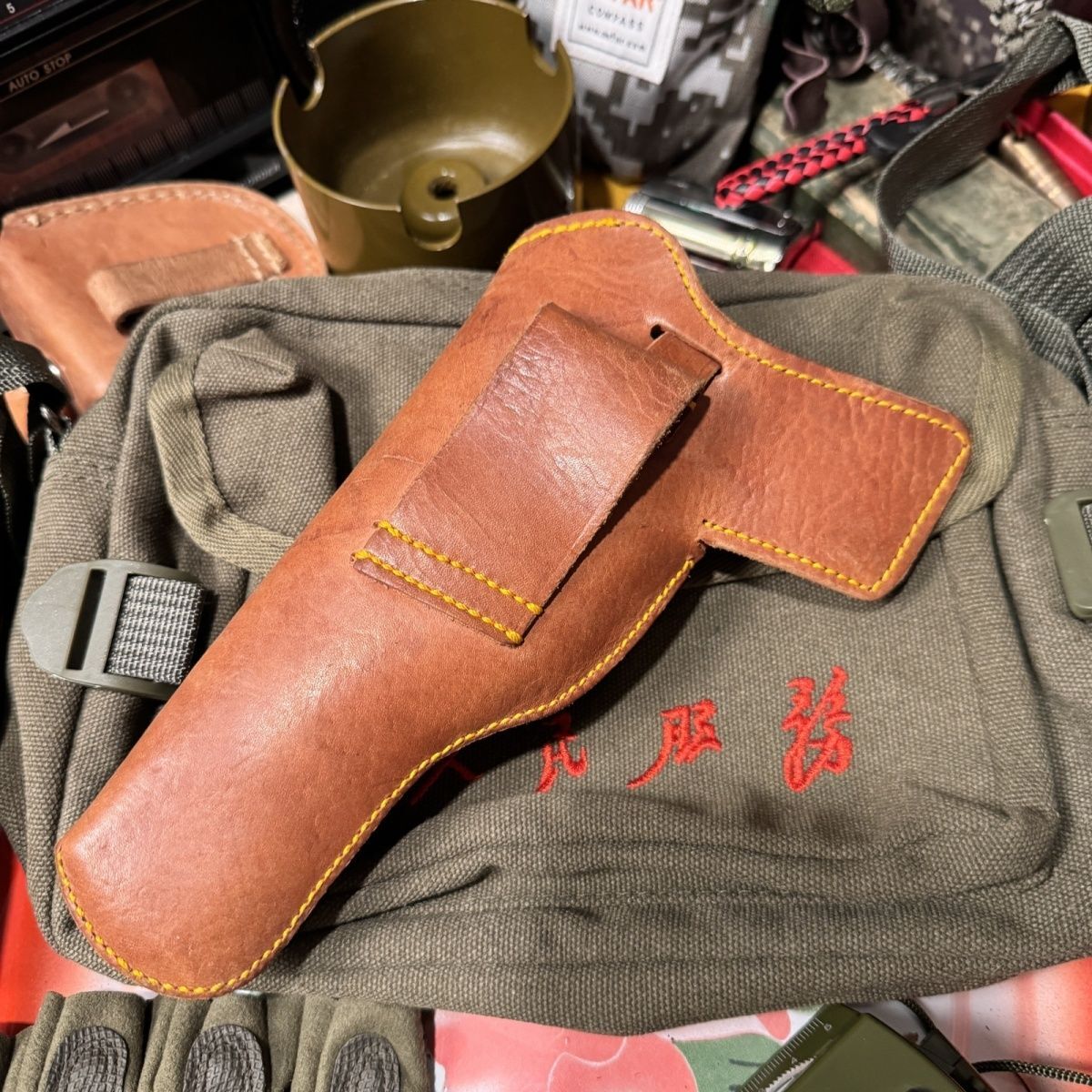 Original Surplus Chinese Army Type 54 TT Tokarev Pistol Leather Holster