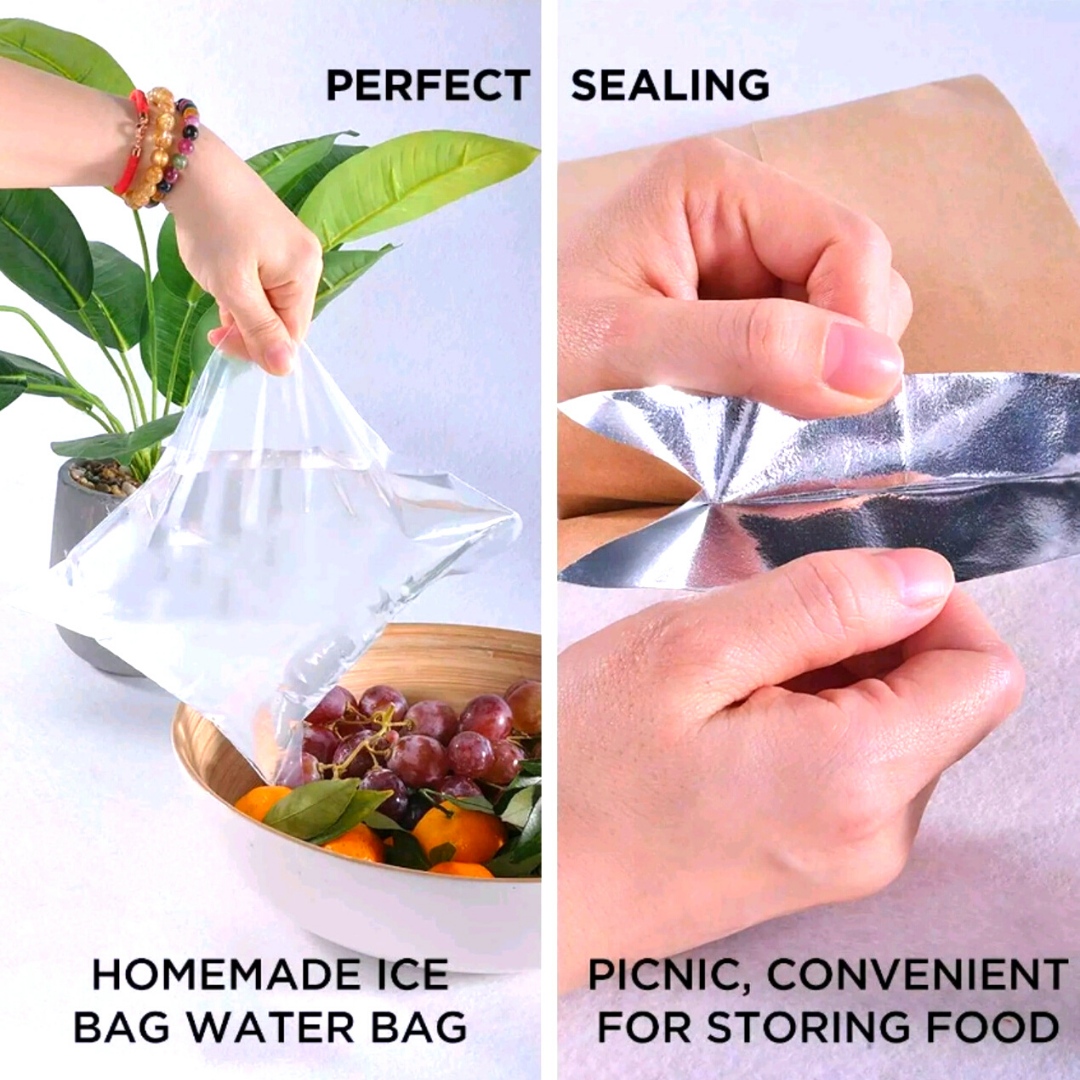 2 X Mini Heat Sealing Machine Portable Impulse Food Packing Plastic Bag Sealer