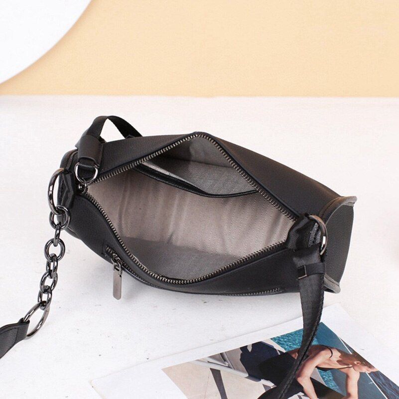 Genuine Leather Crossbody Bags Luxury Simple Handbags High Quality Shoulder Bags