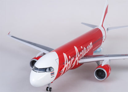 47CM 1:80 Air Asia AIRBUS A320neo Airplane Landing Gears Resin Aircraft Model
