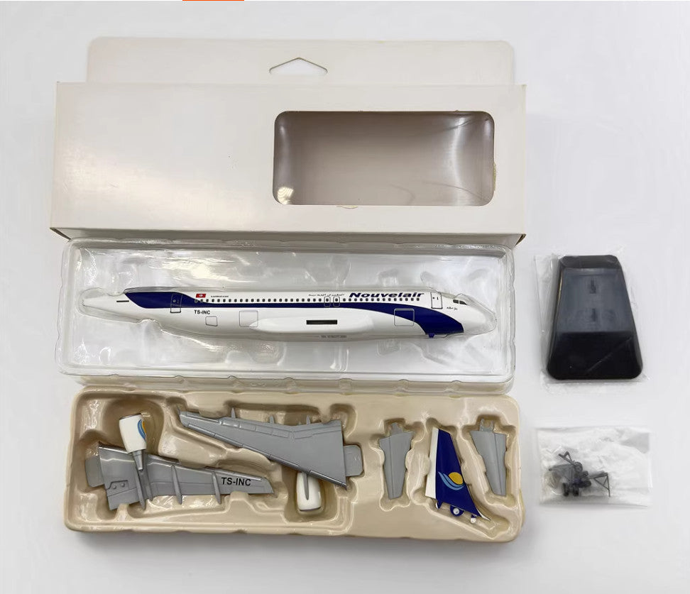 1:200 Hogan Nouveiair AIRBUS A320 Passenger Airplane ABS Plastic Aircraft Model