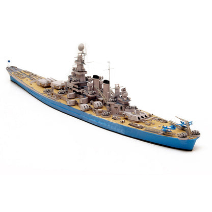 1/400 US NAVY BB-55 Battleship 54cm 21in Paper Model Unassembled Military Craft