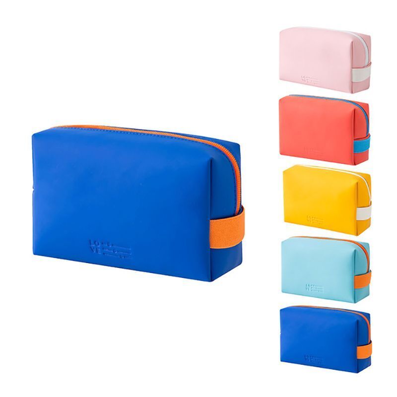 Makeup Bag Cosmetic Organizer Zipper Toiletry Pouch Traveling Case Accessories