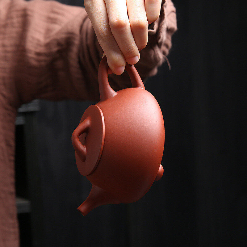 250ML Raw Ore Yixing Zisha Pottery Handmade Shipiao Pots Tea Pot Teapot