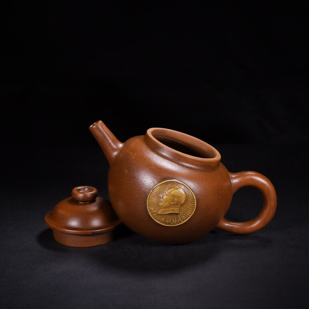 Chinese Yixing Zisha Clay Handmade Exquisite Teapot （巨轮 底款：周桂珍）