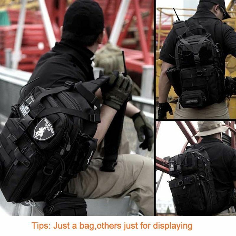 25L Tactical Backpack Hiking Camping Equipment Outdoor Hunting Travel Bags 600D