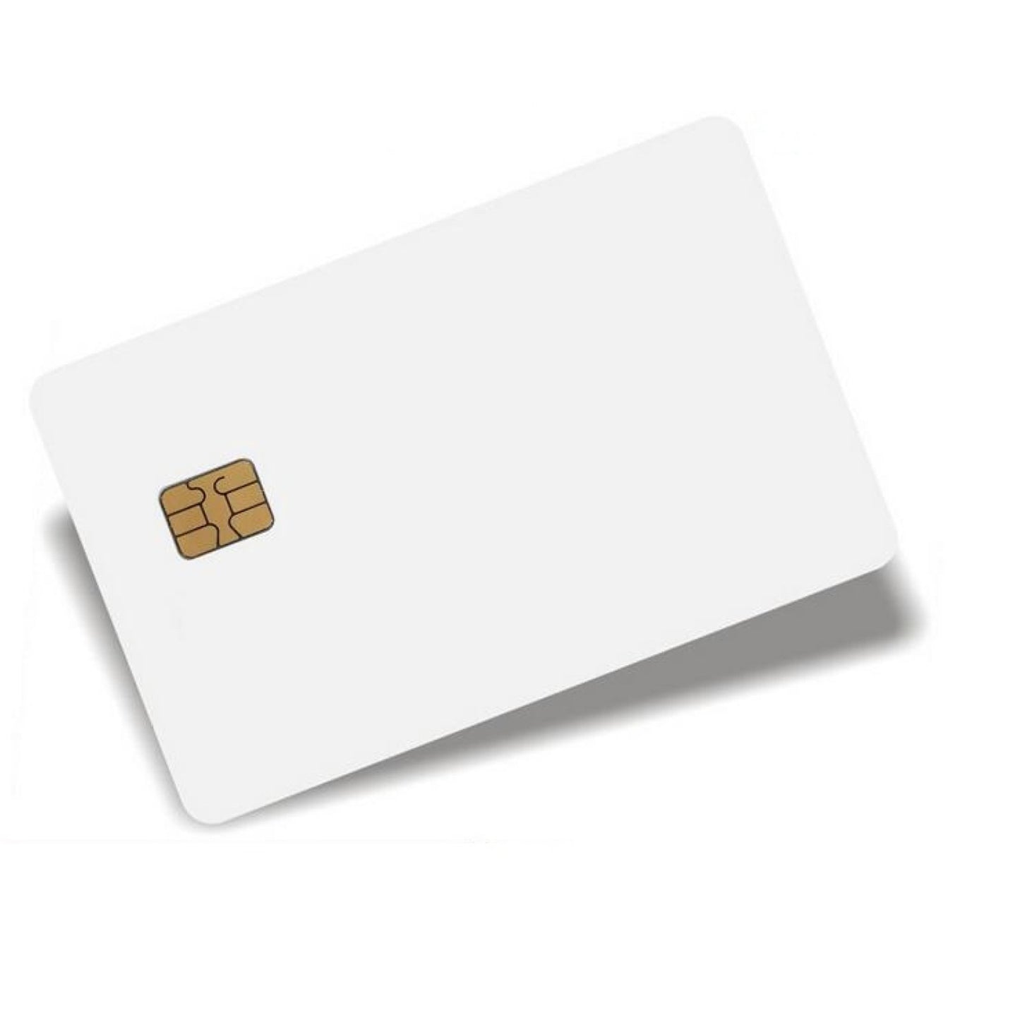 Wholesale 50Pcs ISO7816 Contact SLE 4442 Chip PVC Smart White IC Cards