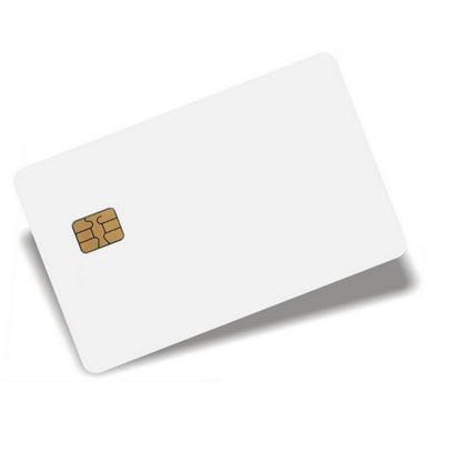 Wholesale 50Pcs ISO7816 Contact SLE 4442 Chip PVC Smart White IC Cards