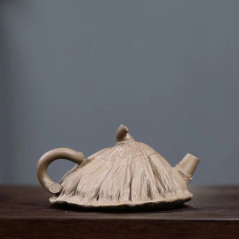 130cc chinese Yixing Handmade Zisha teapot Duan Clay LianPeng Gongfu Hu Tea Pot