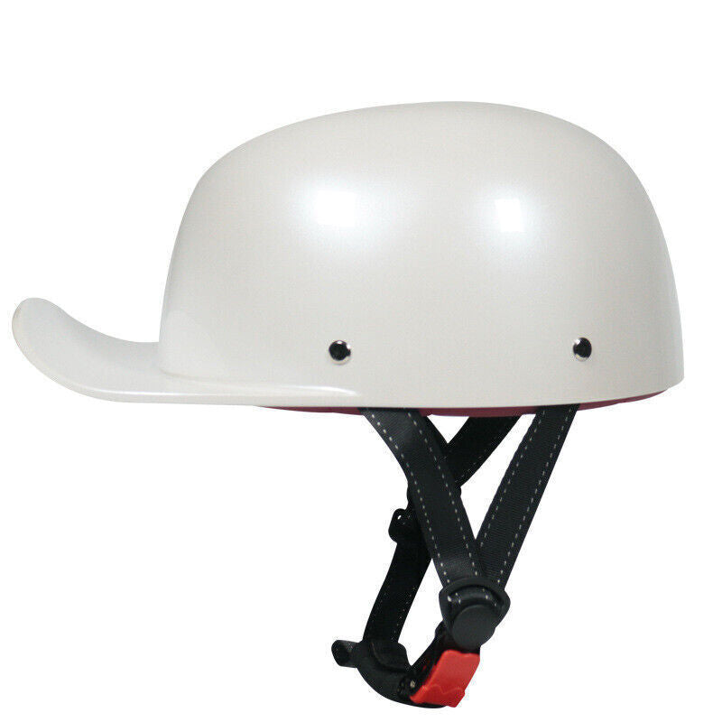 Motorcycle Helmet Baseball Cap Unisex Adults Motorcycle Half Helmet S/M/L/XL