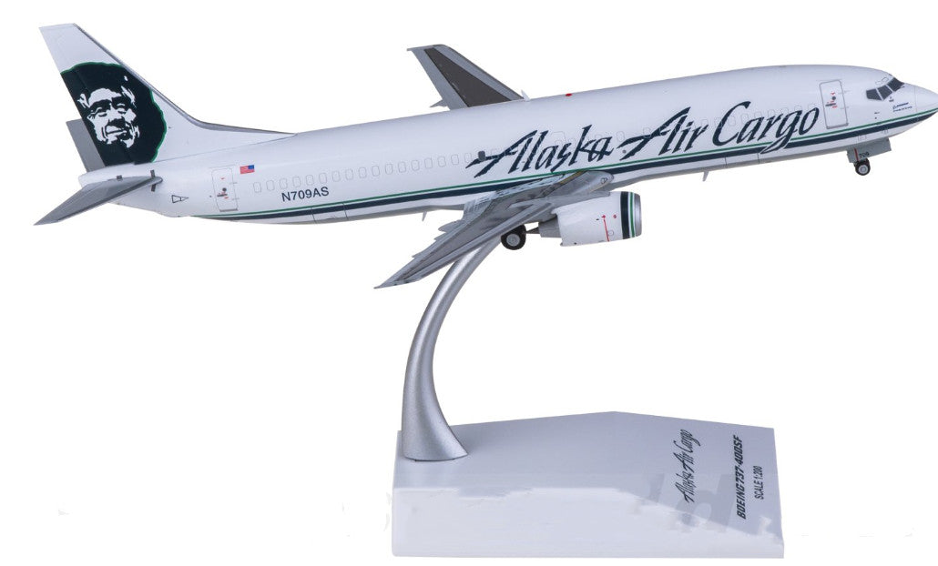 1:200 JC Wings Alaska Airlines B737-400SF Airplane Diecast Aircraft Plane Model