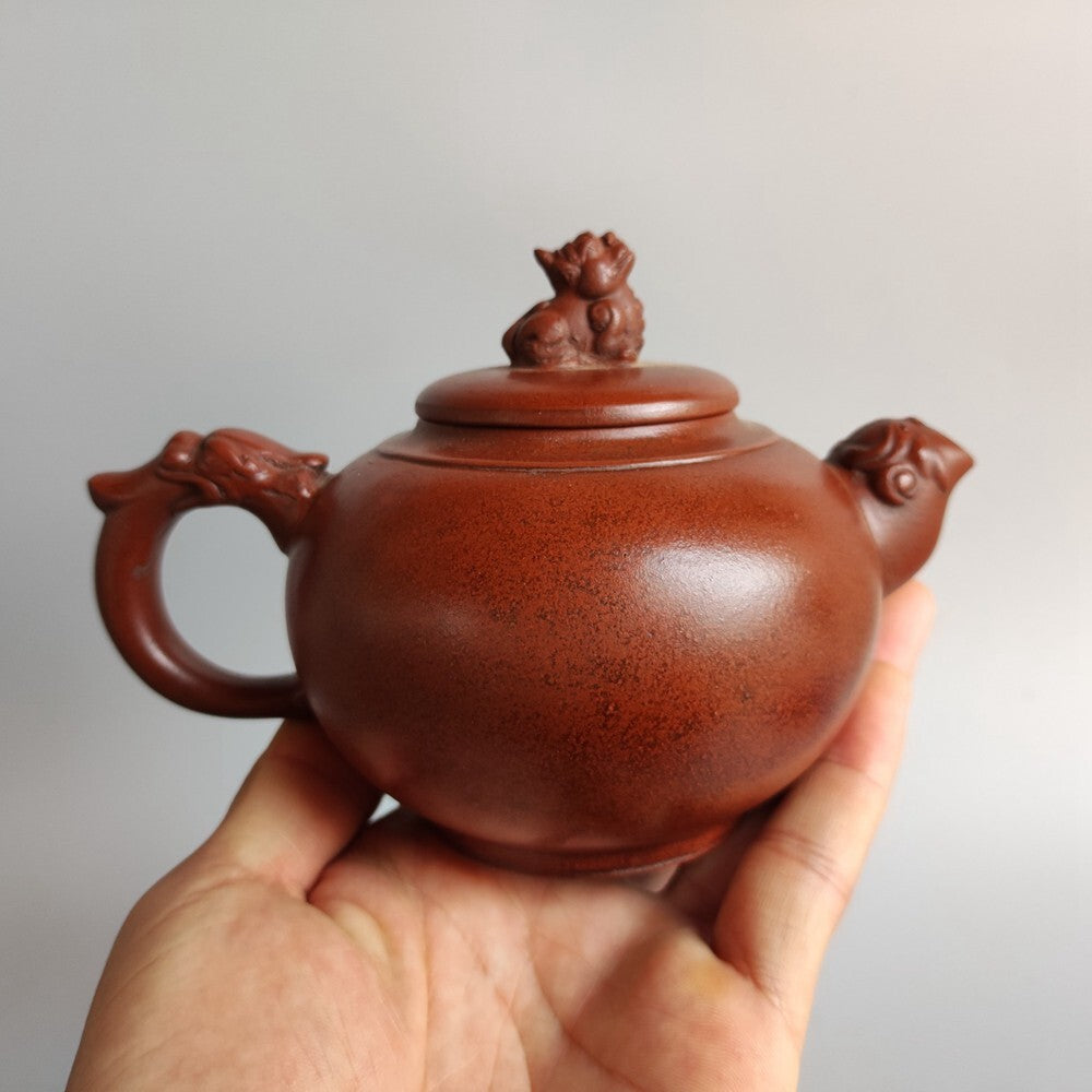 Chinese Yixing Zisha Clay Teapot Kirin Pot Shao Jingnan 280ml