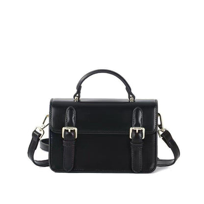 Vintage Handbag Small Shoulder Bag Synthetic Leather Totes Bags Brown Satchels