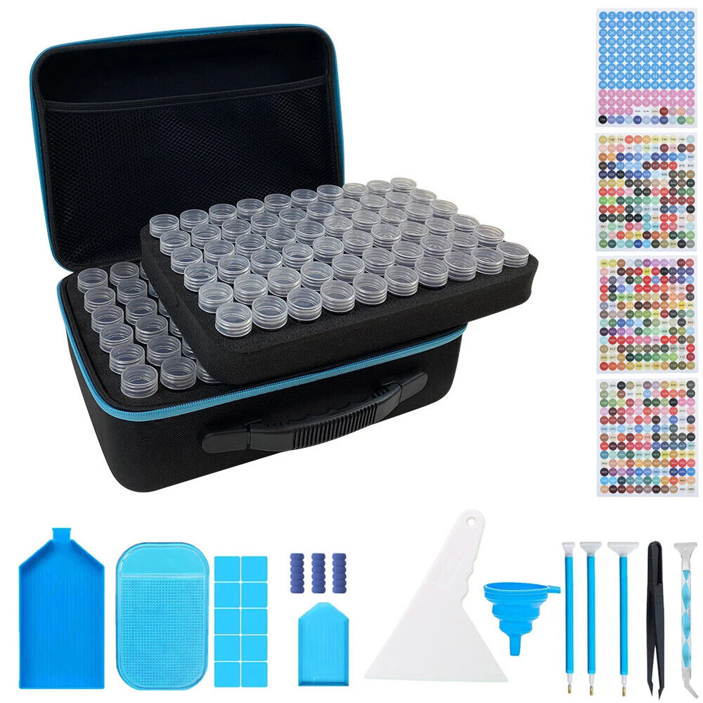 120 Bottles 5d Diamond Painting Tools Diamant Painting Tools Container Tool Bag