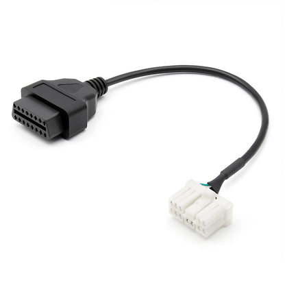 12-Pin Female Connector OBD II Diagnostic Tool Harness Cable For Tesla Model S X