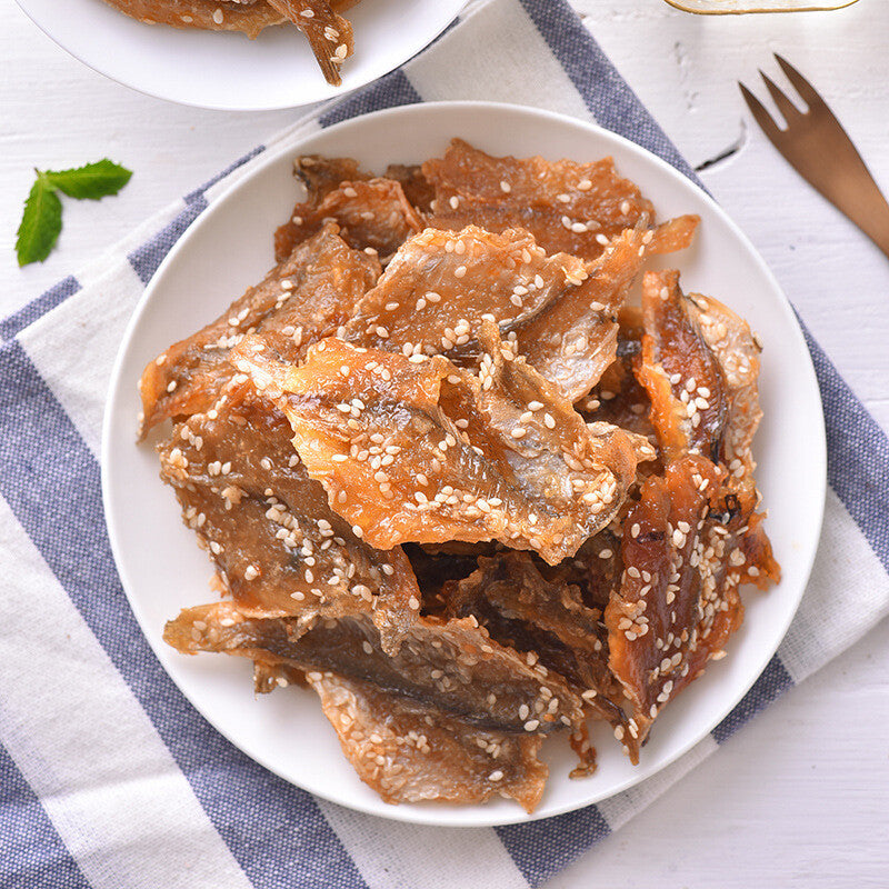 Spicy Yellow Croaker Small Fish Fry Spicy Dried Fish Slices Specialty - 500g