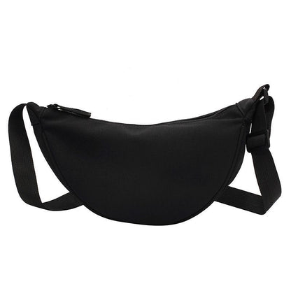 Crossbody Canvas Sling Bag Hobos Chest Students Shoulder Bag Adjustable Straps