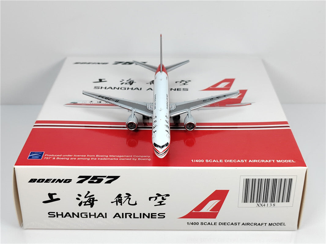 1:400 JC Wings SHANGHAI AIRLINES BOEING B757-200 Airplane Diecast Aircraft Model