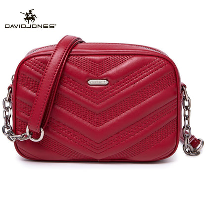 Retro Diagonal Straddle Bag Rectangle Artificial Leather Shoulder Bag 21*8*15 CM
