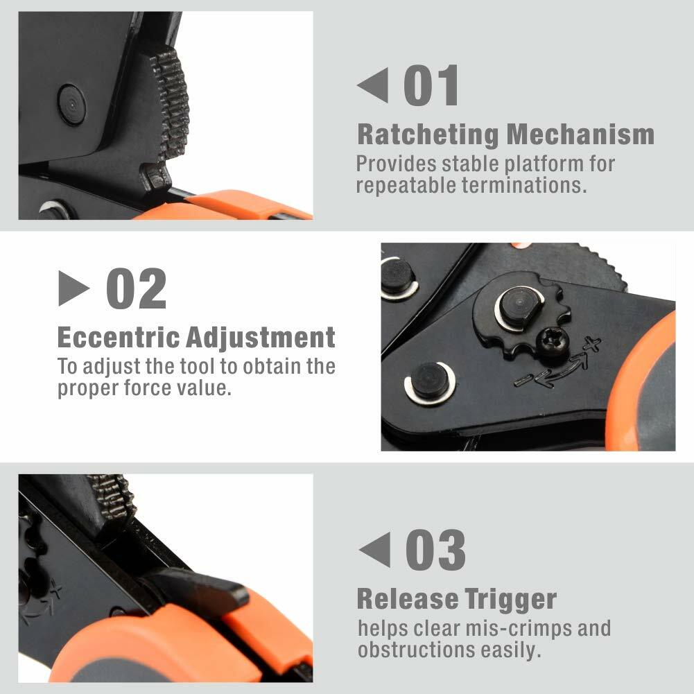 IWISS IWS-1560 Crimping Tool Crimper Plier 1.5-6mm2 AWG16-10 Cutter Hand Tool