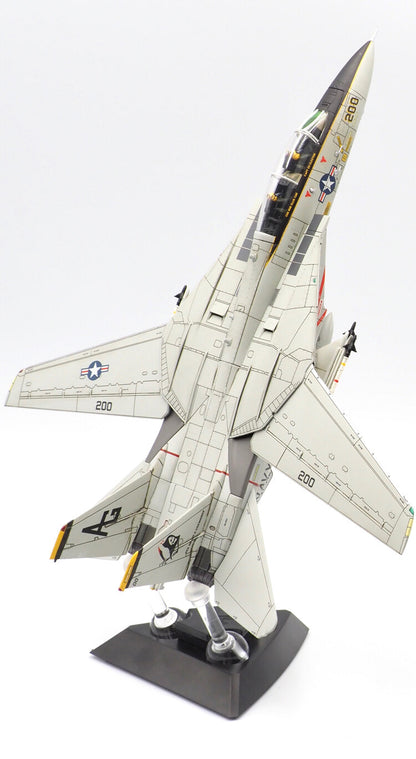 CW F-14A VF-142 Ghostriders squadron Weathering version 1/72 diecast model plane