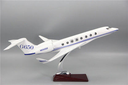 46CM Gulfstream G650 Business Airplane Resin Aircraft Plane Model