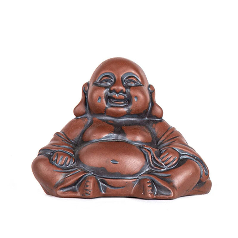 1pc 4.13" Yixing Purple Sand Tea Pet Ornaments Creative Purple Clay Decoration